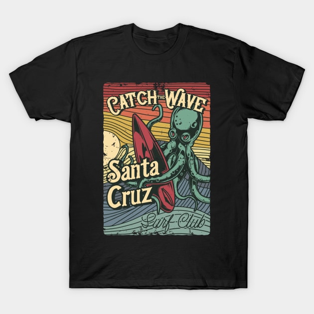 Santa Cruz - Catch the Wave Octopus T-Shirt by susanne.haewss@googlemail.com